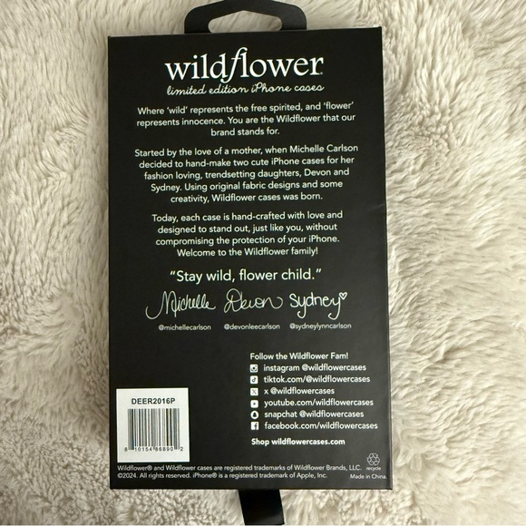 WILDFLOWER LIMITED EDITION OH DEER IPHONE 16 PRO CASE - Picture 3 of 6